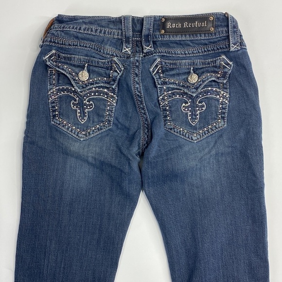 Rock Revival Deborah Easy Boot Jeans Size 28 - Picture 5 of 15